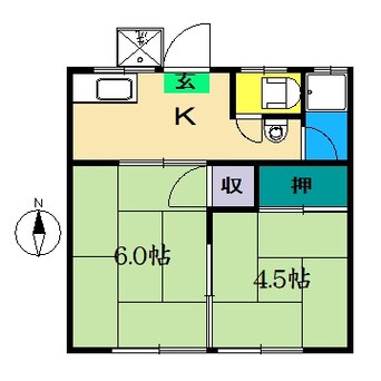 間取図 第二松本荘