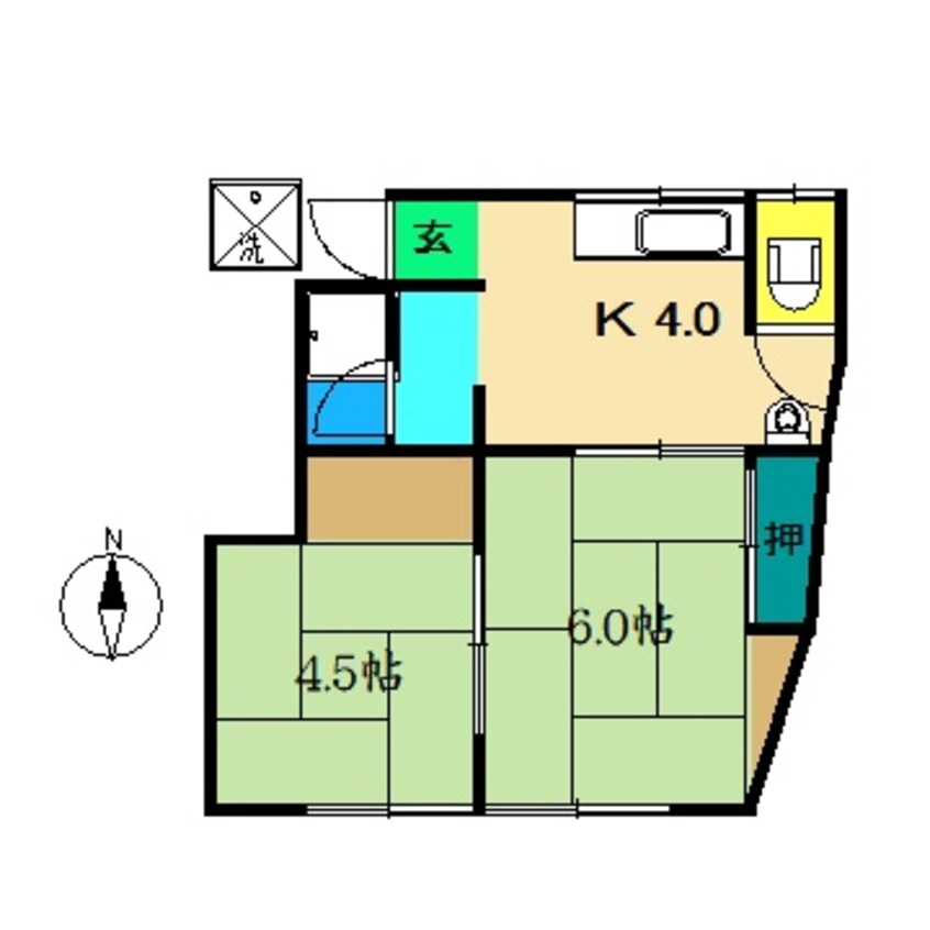 間取図 第二松本荘