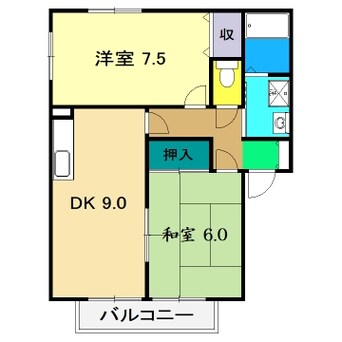 間取図 コンフォールチカミ