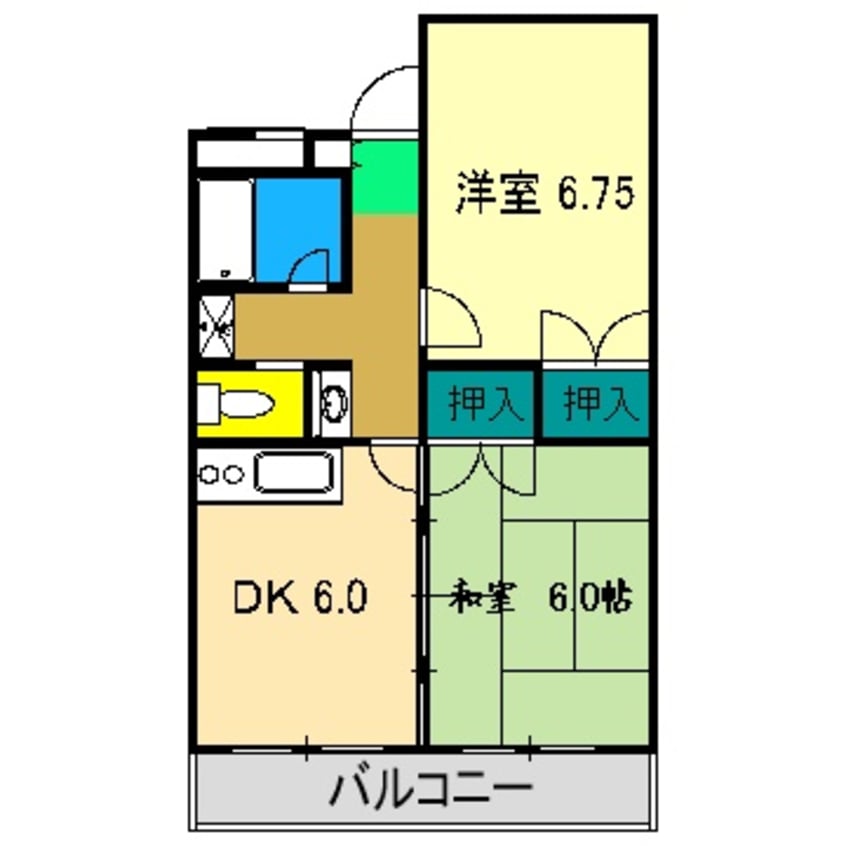 間取図 ルミネ中沢