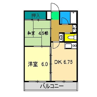 間取図 ルミネ中沢