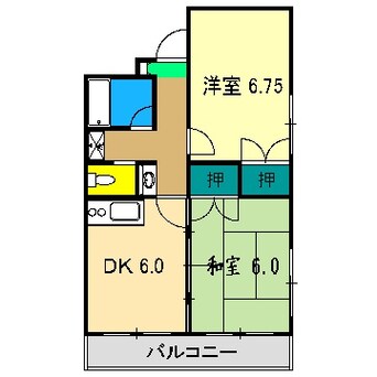 間取図 ルミネ中沢