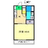 アテナ 1Kの間取り
