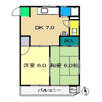 間取図 内田マンション