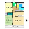 カーサ城山 2LDKの間取り