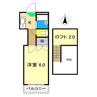 間取図 土讃線/高知駅 徒歩13分 2階 築33年