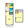 コーポすばる 1Kの間取り