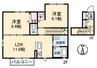 シャーメゾン フラーリッシュⅡ 2LDKの間取り