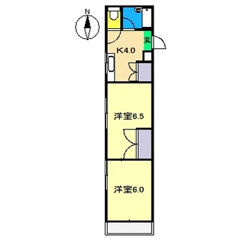 間取図 ハイツリバーサイド