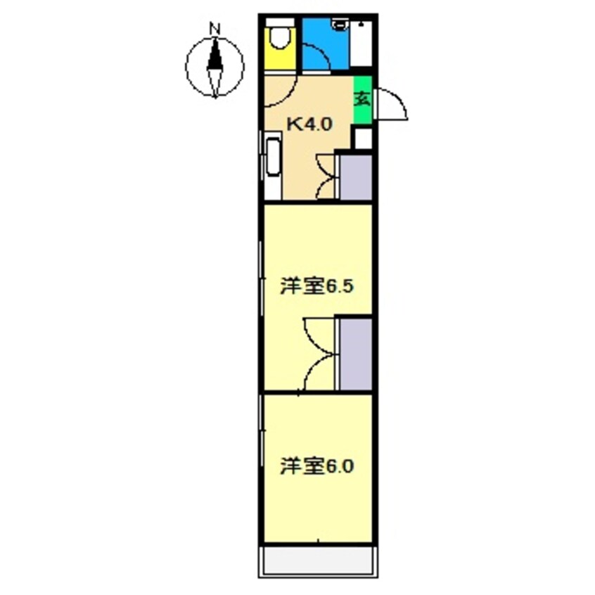 間取図 ハイツリバーサイド