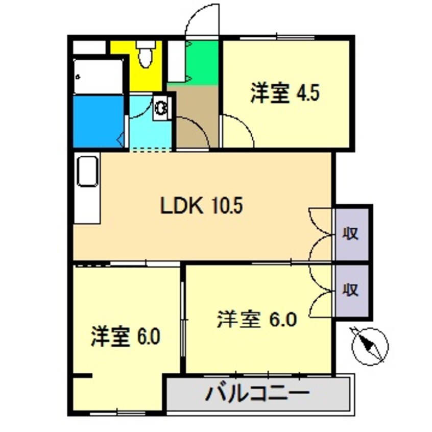 間取図 メイプル高須