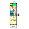 荒川ハイツ 1Kの間取り