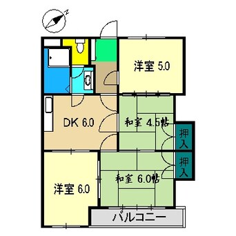 間取図 メイプル高須