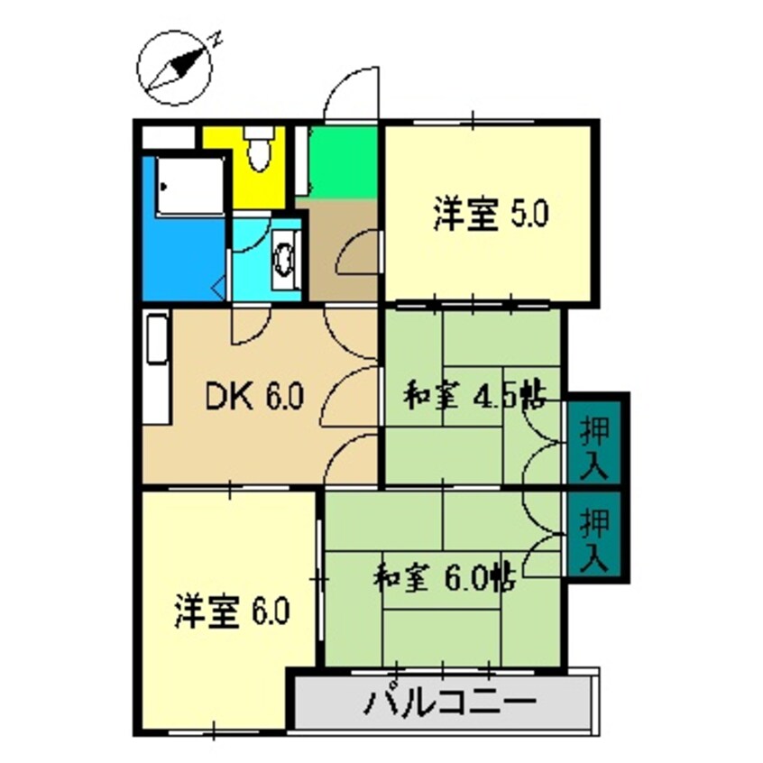 間取図 メイプル高須