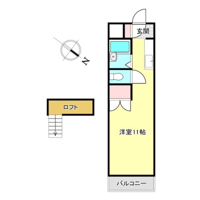 間取図 レジデンス優美36