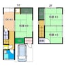 土讃線/薊野駅 徒歩13分 2階 築50年 3DKの間取り