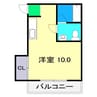 メゾン内藤 1Rの間取り