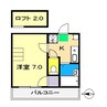 Join K＇s 1Kの間取り