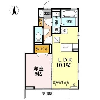 間取図 セジュール堂林 A棟
