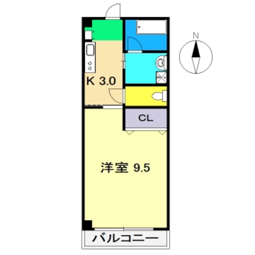 間取図 ロイヤルハウス(朝倉丙)