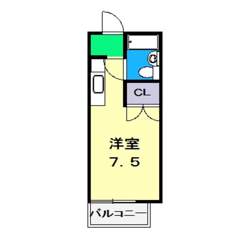 間取図 ハイツヤマサキ