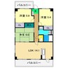 フィネス南川添 3LDKの間取り