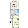 ゆいまーる 1LDKの間取り