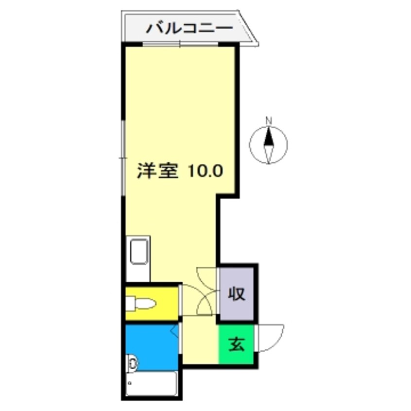 間取図 リヴィエラ梅ノ辻