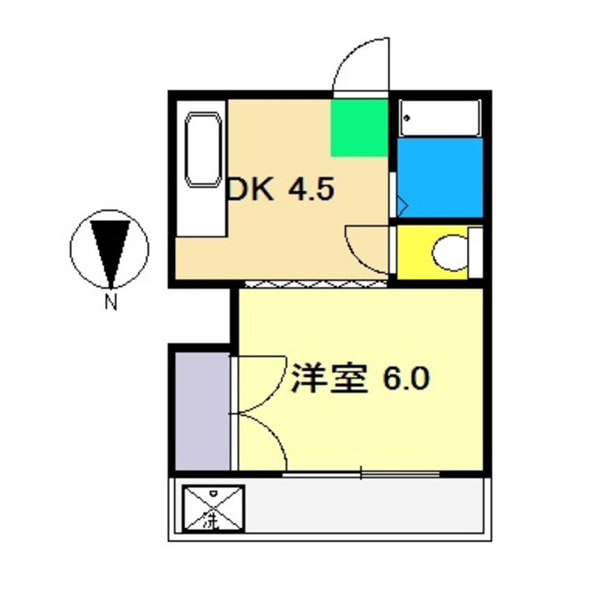 間取図 ハイツYN