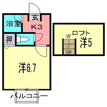 間取図 シティコート和泉