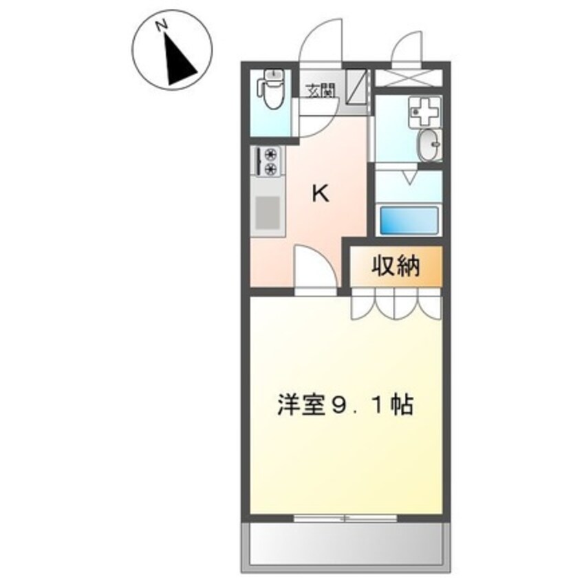 間取図 アンセリジェ