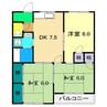 マンションベスタ 3DKの間取り
