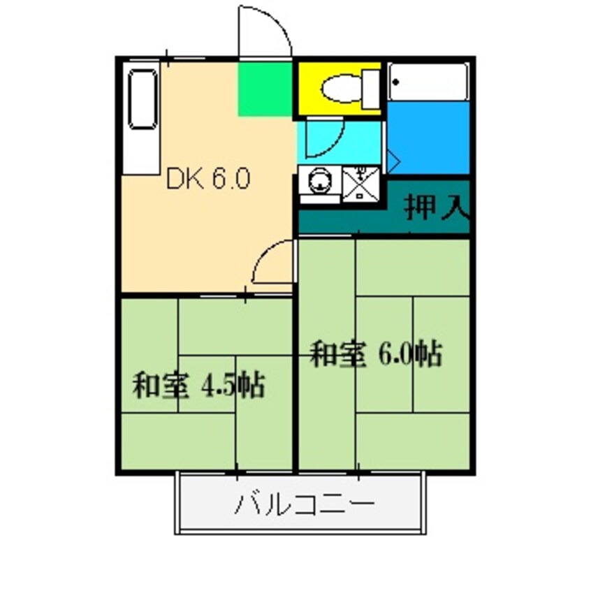 間取図 北川ハイツ Ⅰ