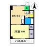 ジェンテ21 1DKの間取り