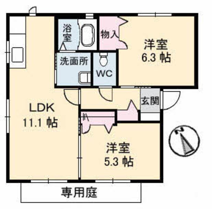 間取図 シャーメゾン・セレーノ