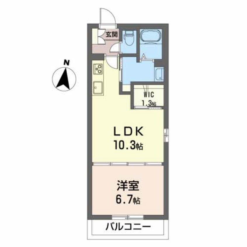 間取図 シャーメゾン・スターク