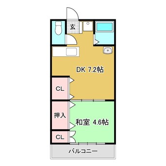 間取図 日の出マンション