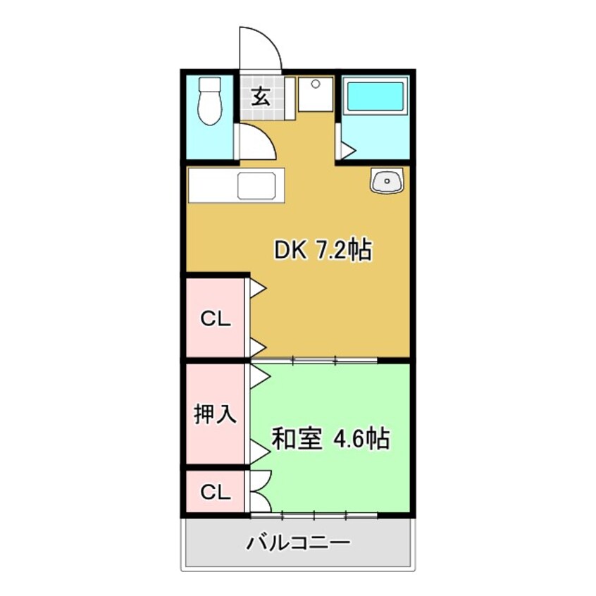 間取図 日の出マンション