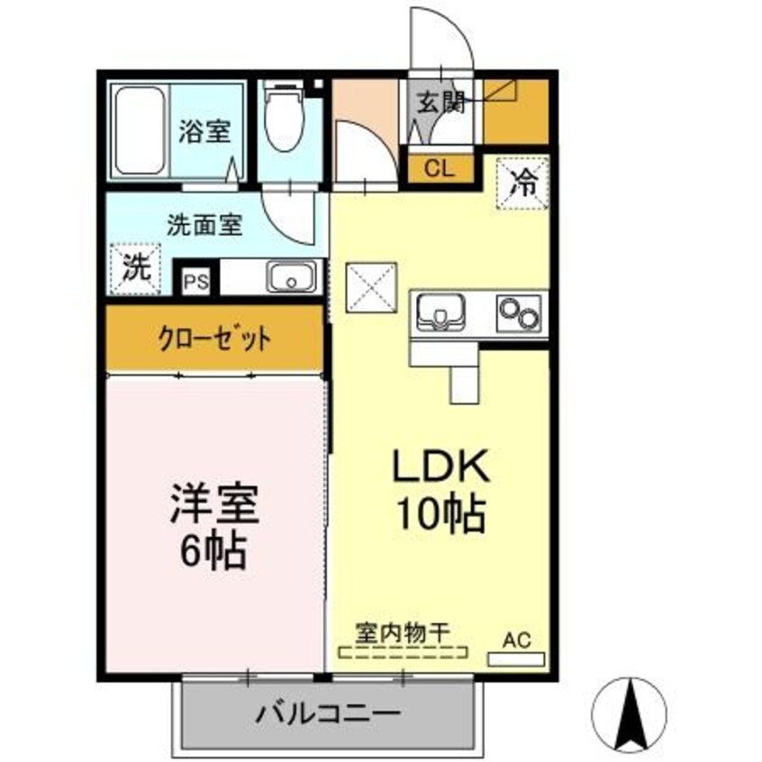 間取図 セジュール ﾓﾅﾘｴ