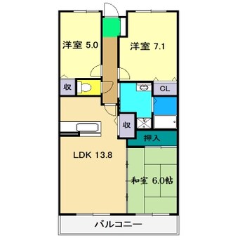 間取図 リヴィエール大高