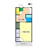 日の出マンション 1DKの間取り