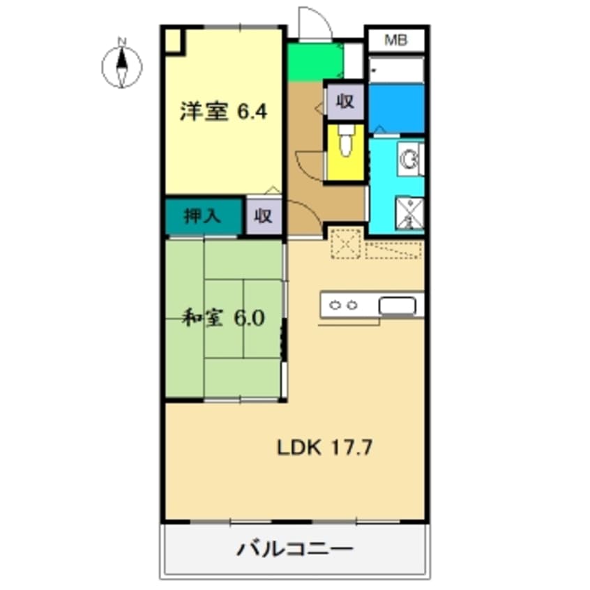 間取図 リヴィエール大高