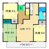 アストーレ青柳 3LDKの間取り