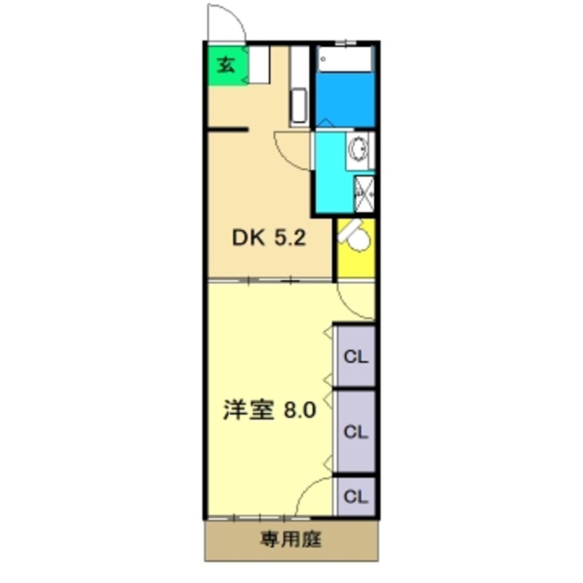 間取図 日の出マンション