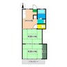 東山コーポ 2DKの間取り