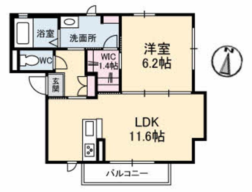 間取図 シャーメゾン ディオスエルマーナ