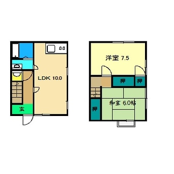 間取図 山下ハイツ