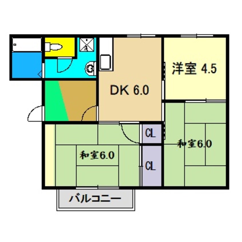 間取図 YMハイツ(若草町)