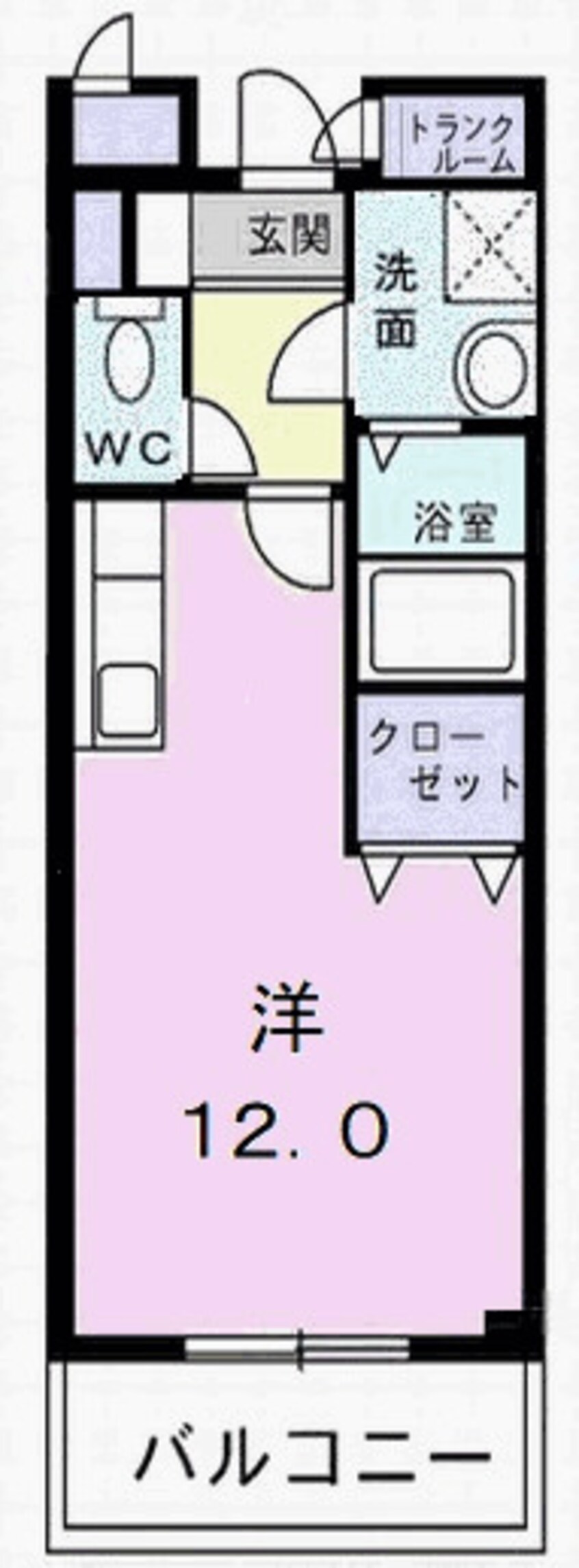 間取図 レジデンス伊勢崎