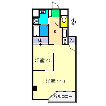 間取図 ハビット 北棟